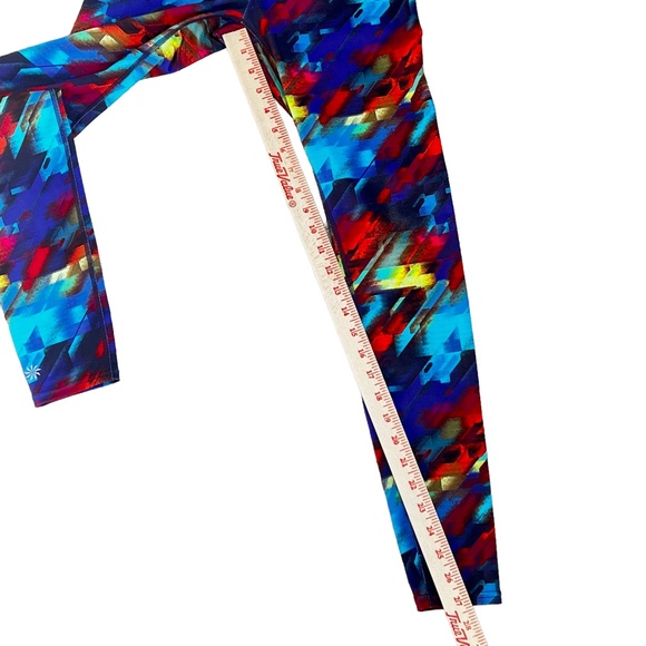 Athleta women's Colorburst Sonar 7/8 length leggings tights size XS - Picture 5 of 11